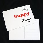Postkarte »happy day«