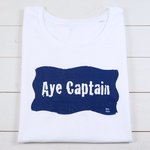 Aye-Captain-Shirt, marine / SIE