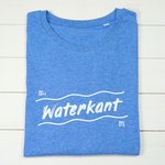 Waterkant-Shirt, unisex, mittelblau