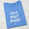 Sea-T-Shirt, unisex, mittelblau
